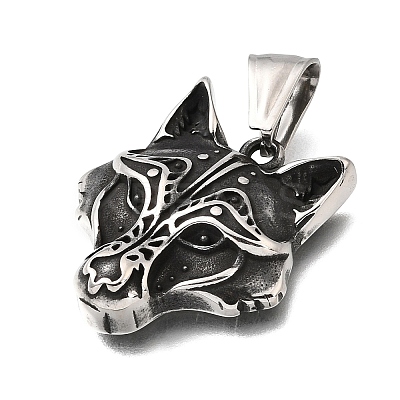 304 Stainless Steel Pendants STAS-H263-13AS-1