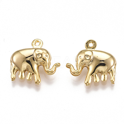 Brass Charms KK-T038-101G-1