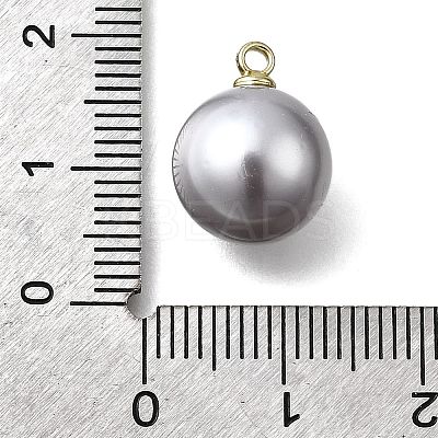 ABS Plastic Imitation Pearl Pendants FIND-H052-01G-02G-1