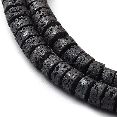 Natural Lava Rock Beads Strands X-G-H303-C12-1