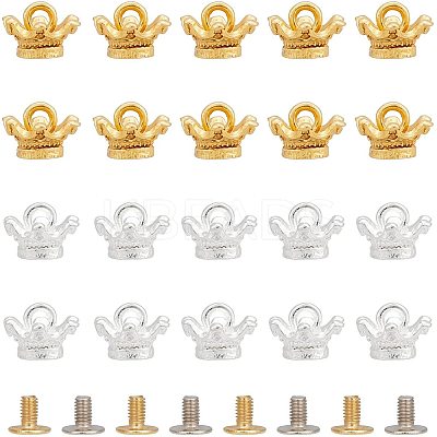 20 Sets 2 Colors Alloy Shoe Buckle Clips FIND-WR0003-04-1