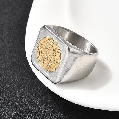 304 Stainless Steel Wide Band Finger Rings for Men RJEW-P163-02P-1