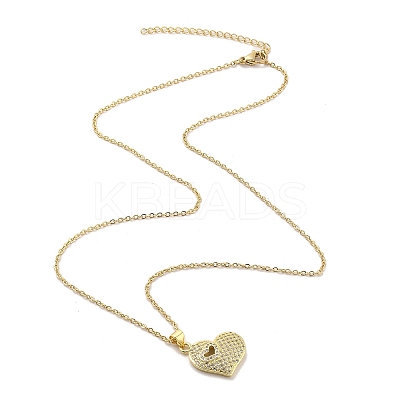 304 Stainless Steel Pendant Necklaces NJEW-U002-10G-1