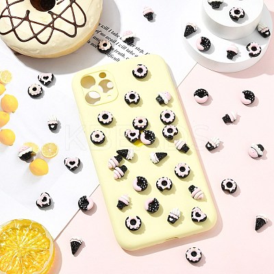 90Pcs 9 Styles Resin Cabochons RESI-CJ0004-26-1