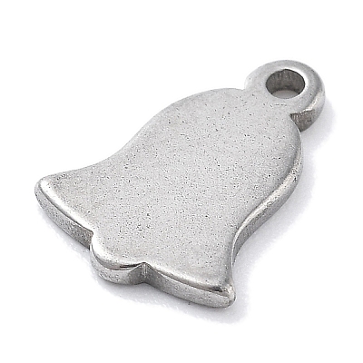 Anti-Tarnish 304 Stainless Steel Charms STAS-R003-01P-07-1