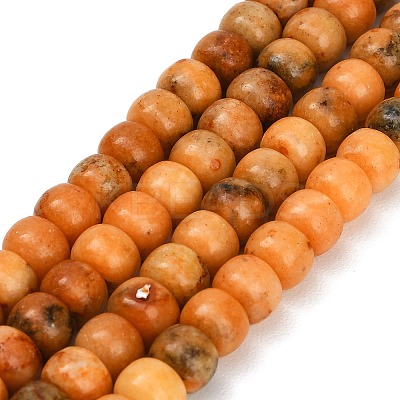 Dyed Natural White Jade Beads Strands GG-CBAA20A-01A-08-1
