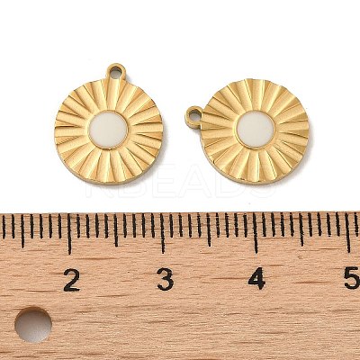 Ion Plating(IP) 316L Surgical Stainless Steel Pendants STAS-D035-02B-G-1
