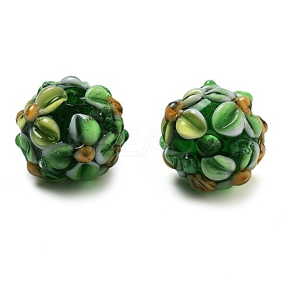 Handmade Lampwork Beads Strands LAMP-N021-015A-10-1