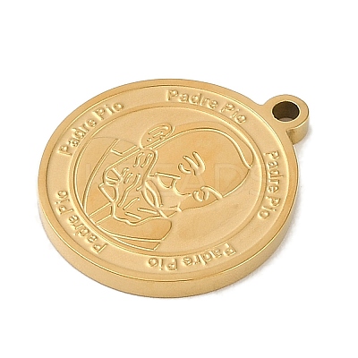 Ion Plating(IP) 304 Stainless Steel Pendants STAS-M080-12G-03-1