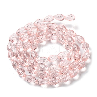 Glass Beads Strands EGLA-E010-8x12mm-12-1