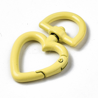 Spray Painted Eco-Friendly Alloy Swivel Snap Hooks Clasps LS-PALLOY-T080-07-NR-1