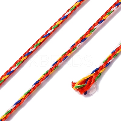 Multi-Color Decorative Braided Nylon Cord NWIR-C005-01A-1