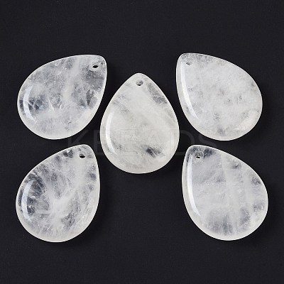 Natural Quartz Crystal Pendants G-G115-02K-1