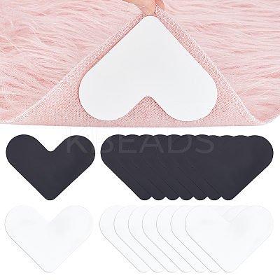AHADEMAKER 16Pcs 2 Colors PU Self Adhesive Non Slip Carpet Stickers FIND-GA0005-64-1