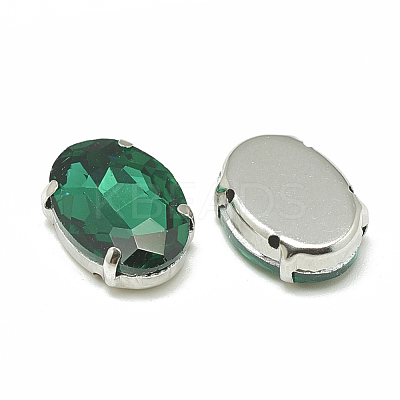 Sew on Rhinestone RGLA-T091-8x10mm-15P-1