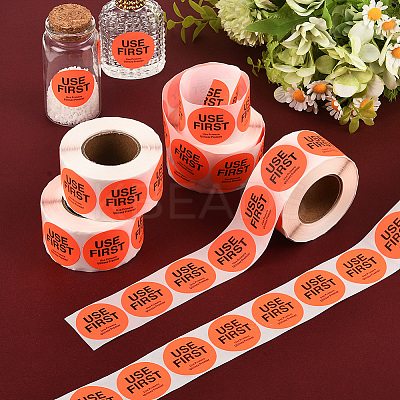 500Pcs Paper Adhesive Label Stickers STIC-WH20010-25B-1