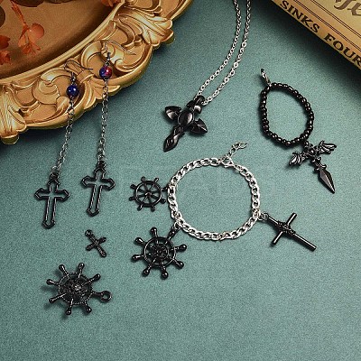36Pcs Halloween Alloy Pendants JX194A-1