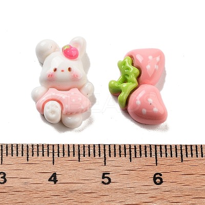 Cute Opaque Resin Decoden Cabochons RESI-S04-01-1