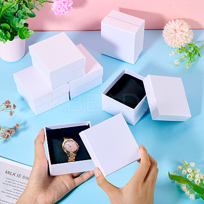 Rectangle Paper Jewelry Gift Boxes CON-TAC0010-91B-1