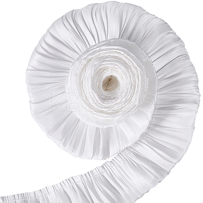 5M Double Layer Polyester Pleated Lace Ribbon OCOR-CY0001-41D-1
