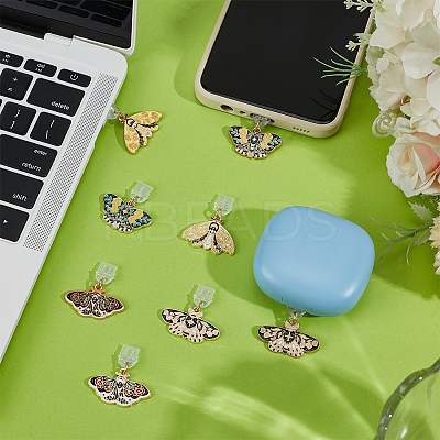 8Pcs 4 Styles Plastic Mobile Dustproof Plugs HJEW-OC00292-1