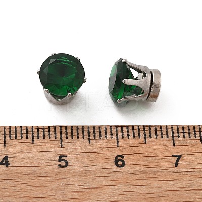 Cubic Zirconia Clip-on Earrings EJEW-L100-01P-06-1