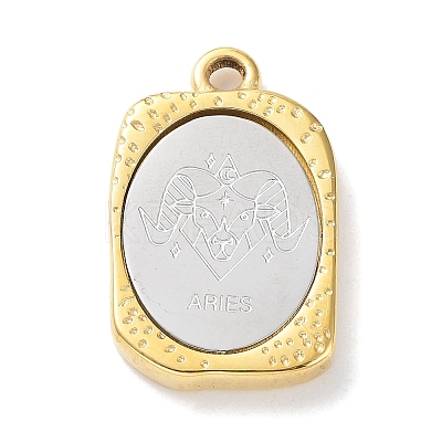 304 Stainless Steel Pendants STAS-F303-A01-1