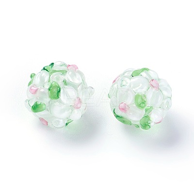 Handmade Bumpy Lampwork Beads LS-LAMP-E021-06J-1