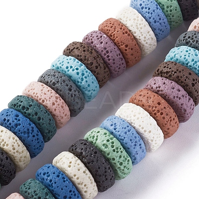 Natural Lava Rock Beads Strands G-F671-02B-05-1