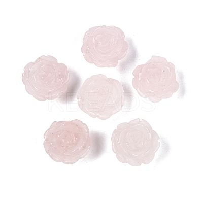 Natural Rose Quartz Carved Beads G-Q601-41A-02-1