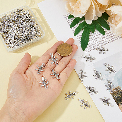 100Pcs Tibetan Style Pendants FIND-DC0004-03-1