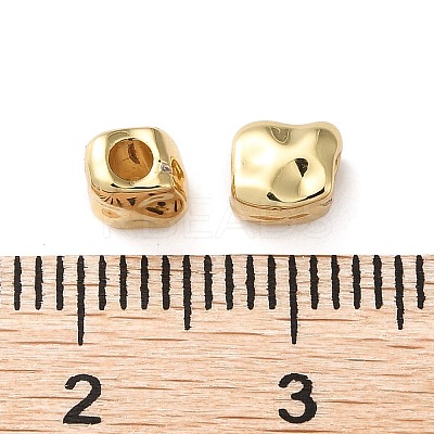 Rack Plating Brass Spacer Beads X-KK-K346-30G-1