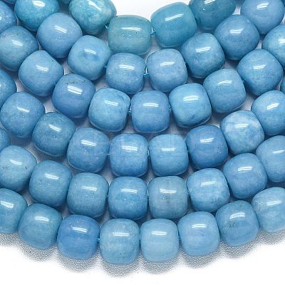Natural Malaysia Jade Beads Strands G-B165-F10-10x10mm-1