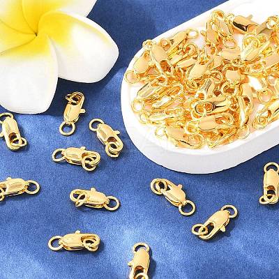 Brass Lobster Claw Clasps LS-X-KK-KK801-G-1
