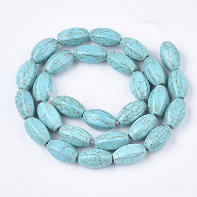 Synthetic Turquoise Beads Strands TURQ-S391-08B-1