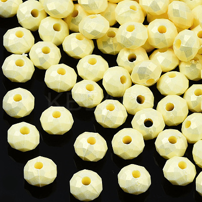 Spray Painted Acrylic Beads MACR-S280-03E-1