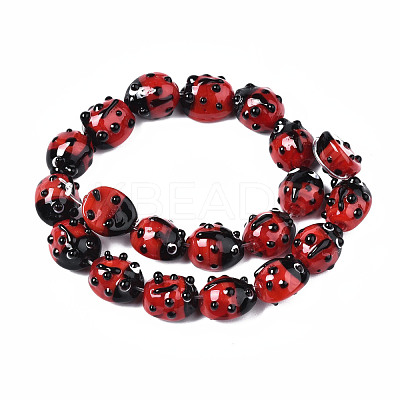 Handmade Lampwork Beads Strands LAMP-TD001-3-1