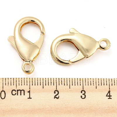Brass Lobster Claw Clasps KK-Q789-04G-1