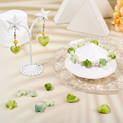 50Pcs 5 Styles Acrylic Beads OACR-TA0003-65-1