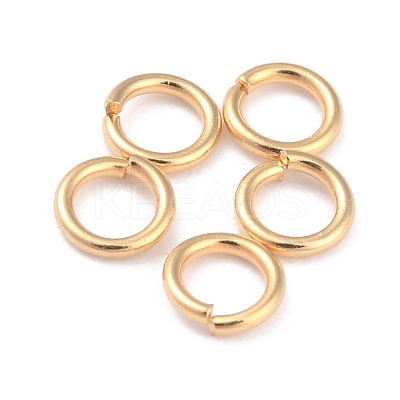 Rack PlatingBrass Open Jump Rings KK-O139-18B-G-1