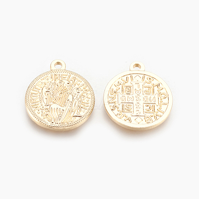 Brass Pendants KK-O116-04G-1