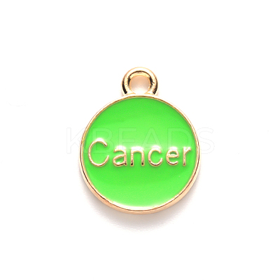 Alloy Enamel Pendants ENAM-S124-01A-06D-1