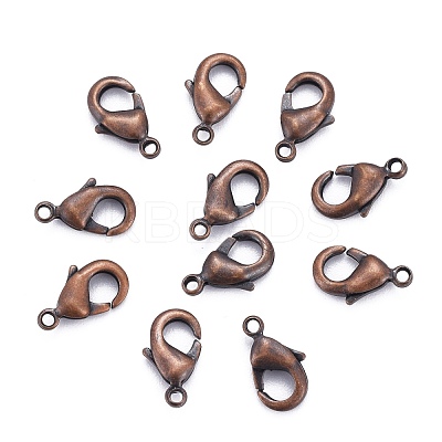Brass Lobster Claw Clasps KK-901-R-NF-1
