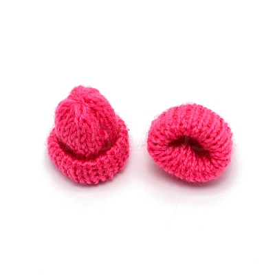 Mini Pet Woolen Yarn Hat AJEW-WH0237-71F-1