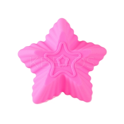 Star Cake DIY Food Grade Silicone Mold DIY-K075-05-1