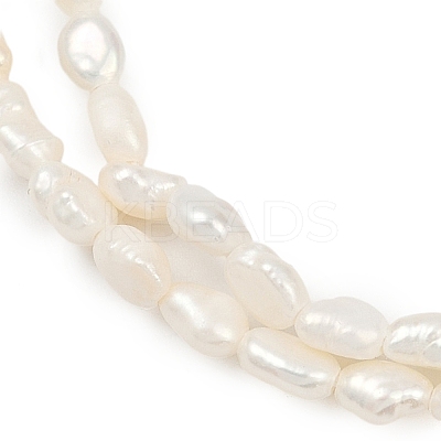Natural Cultured Freshwater Pearl Beads Strands PEAR-P064-20E-01A-1