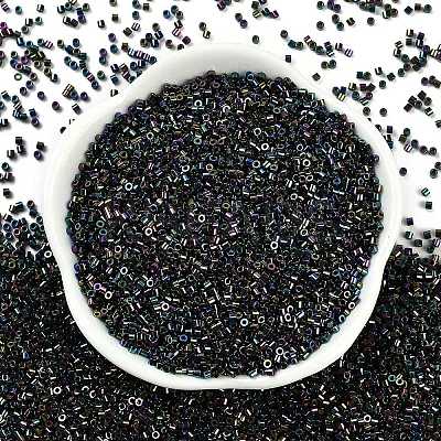 Electroplate Glass Seed Beads SEED-H003-10M-1