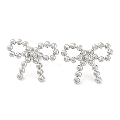 Non-Tarnish 304 Stainless Steel Stud Earrings for Women EJEW-N054-20P-1