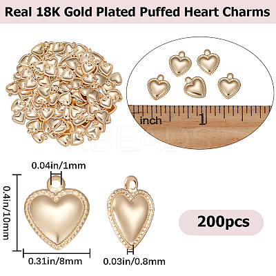 200Pcs 304 Stainless Steel Charms STAS-BBC0002-70-1