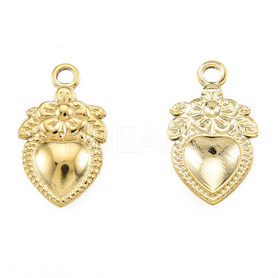 Ion Plating(IP) 201 Stainless Steel Pendants STAS-N098-232LG-1